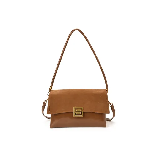 YIMANJIA ПУ (полиуретан) с замшей Сумка через плечо Стандартная Женская Многоцветная