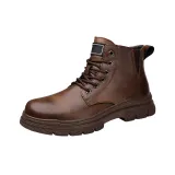 Коричневый с флисовой подкладкой