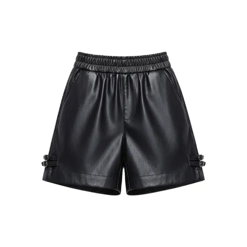 LEIDUO Черные Повседневные Шорты для Женщин