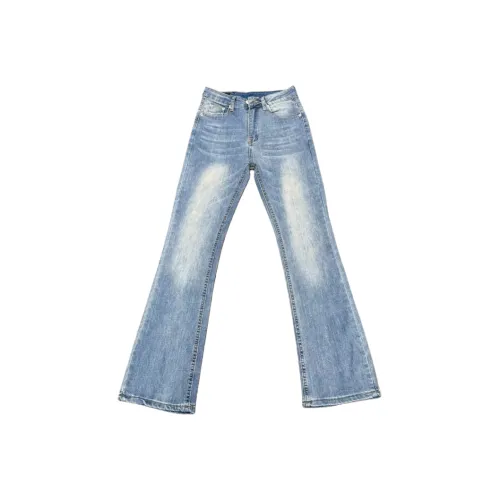 CAT'S PAW Синий Унисекс Джинсы