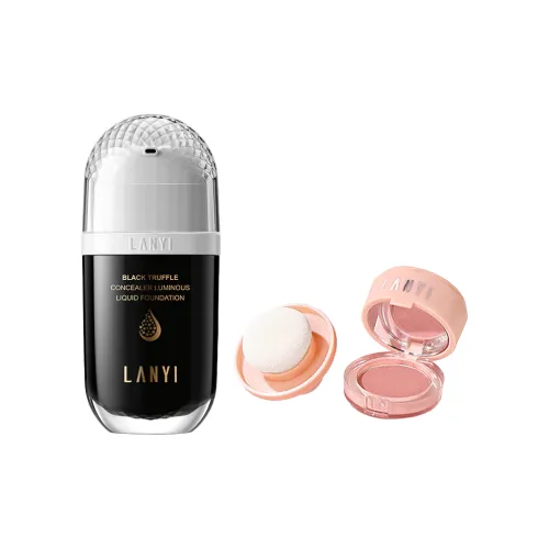 LANYI Черный трюфель Маскирующий Светлый Тональный крем Румяна