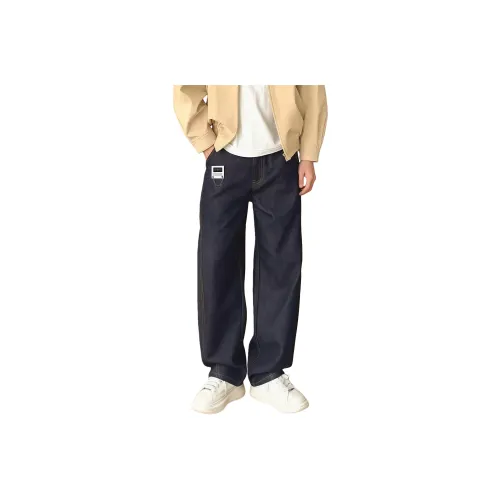 NEAR HERE Темно-синий Унисекс Повседневные брюки