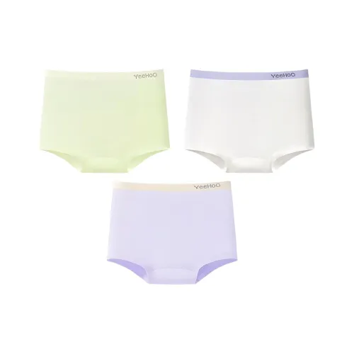 YeeHoO 3 Motoiri Сиреневый Фиолетовый + Английский язык Белый + Shoot Зеленый Kids Трусы