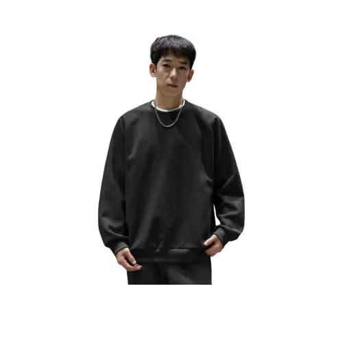 WOOD SOON Вафельная вязка Текстура Свитшот Мужской