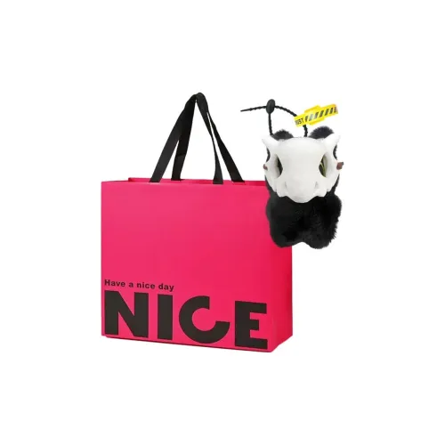 FULUOKANG Очень милая кукла-маскированный котенок розовая сумка для покупок плюшевый брелок длина тела 9 см