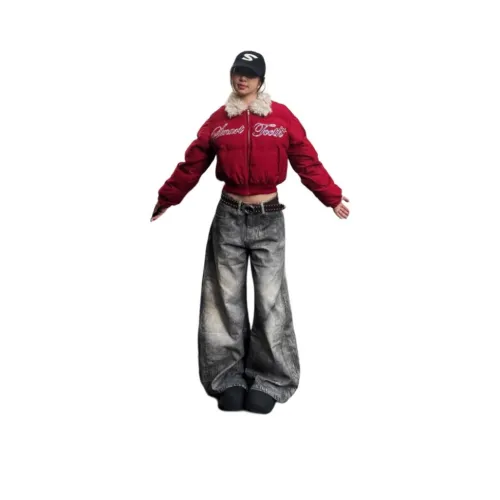 POSIYING Хлопковый пуховик пальто женский