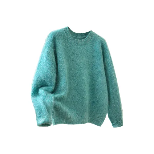 SIBAISHE Павлин Синий Женский Свитер