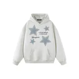 Тяжелый полиэстер-хлопок, белый, серый, фотиния (с флисовой подкладкой)