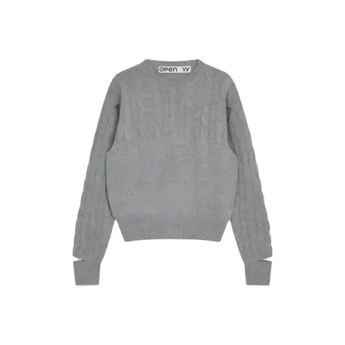 OPENyy Серый Женский Свитер