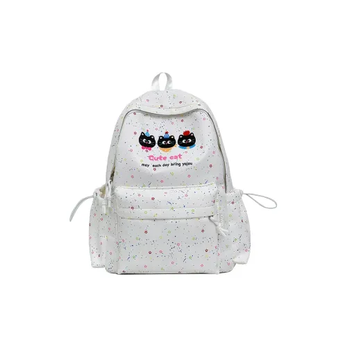 CREAM BEAR Нейлоновый рюкзак стандартный женский экрю розовый желтый зеленый