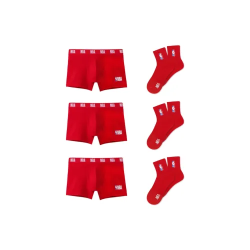 NBA 3 нижнего белья + 3 носков мужские подарочные наборы нижнего белья