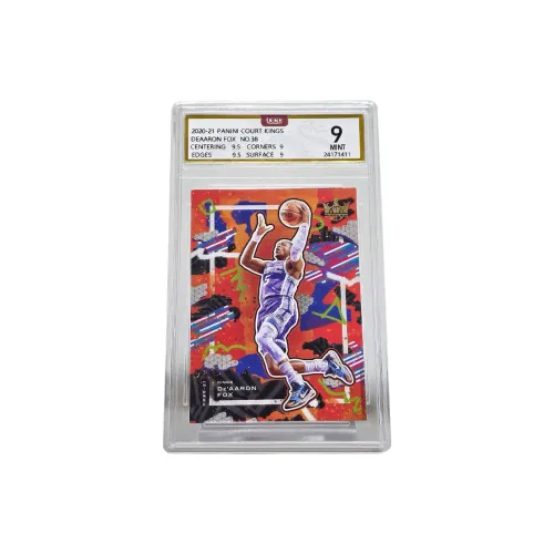 Панини Де'Аарон Фокс Роки Картина 20 Винтаж Масло Коллекция Сертифицированные Карты 1 Упаковка