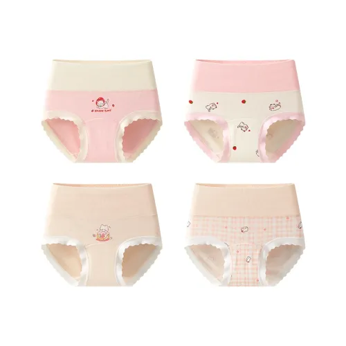 Красное белье нижнее 4 штуки детское