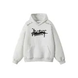 Белый, узор, серый и черный (премиум полиэстер-хлопок с флисовой подкладкой)