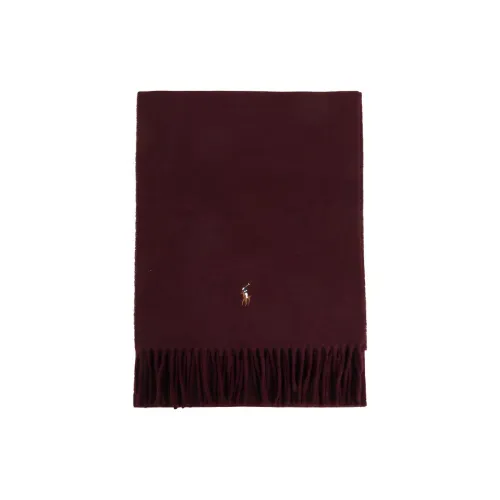 Polo Ralph Lauren Шерпа Шарфы Унисекс Весна Бордовый