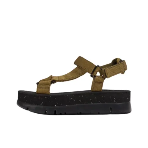 CAMPER Oruga Up Пляжные сандалии Женские Коричневый