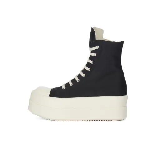 Rick Owens DRKSHDW Высокие кроссовки для скейтбординга Мужские Черные