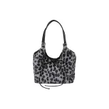 Серый с леопардовым принтом