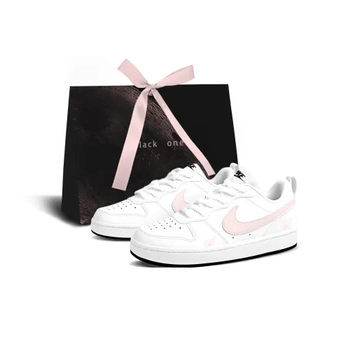 Nike Court Borough Розовый Meow Сумка для покупок с амортизацией Износостойкие низкие кеды для детей для скейтбординга