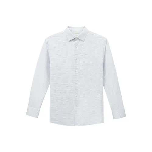 DEGRE ZERO Длинная рукавная мужская рубашка