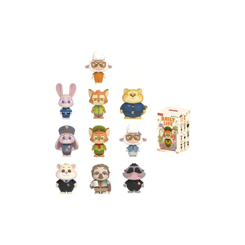 Miniso X Disney Зверополис Коллекция Повседневное Платье Time Travel Вверх Слепые Коробки