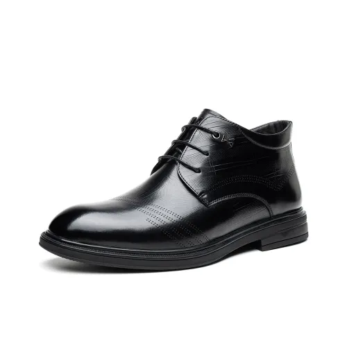 FED Ботильоны Черные с флисовой подкладкой Мужские