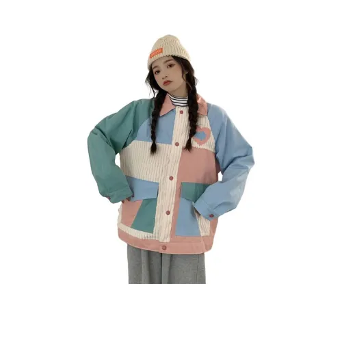 Langqing Изображение Цвет Женская Короткая Пальто