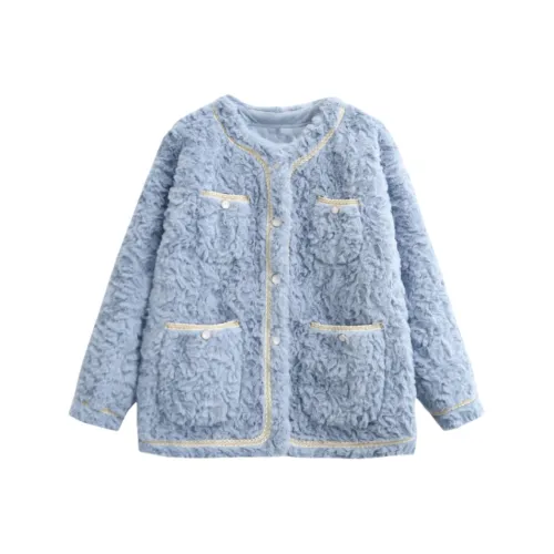 BOVCKEI Бархатовое пальто для женщин