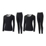 2 комплекта (женский - черный + черный)