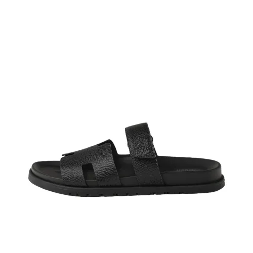 HERMES Chypre Слипоны Мужской Черный