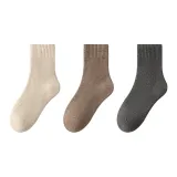 [Thickened и с флисовой подкладкой, термический] Светло-кофейный + Темно-кофейный + Темно-серый