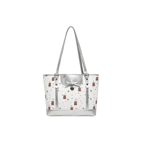 CREAM BEAR ПУ (полиуретан) Сумка Сумка через плечо Стандартная Женская Многоцветная