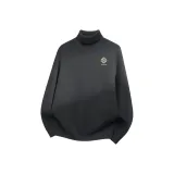 [Интегрированный флис водолазка] Темно-серый (Tb Геометрический текстурированный логотип на груди)