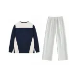 Королевский синий + серый брюки