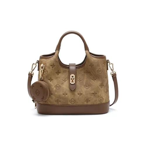 SEPTWOLVES ПУ (полиуретан) Одно плечо Сумка Стандартная Женская Коричневая