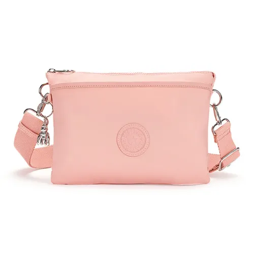 Kipling Полиамид Конверт Сумка Плечевая Сумка Маленькая Женская Телесный Розовый