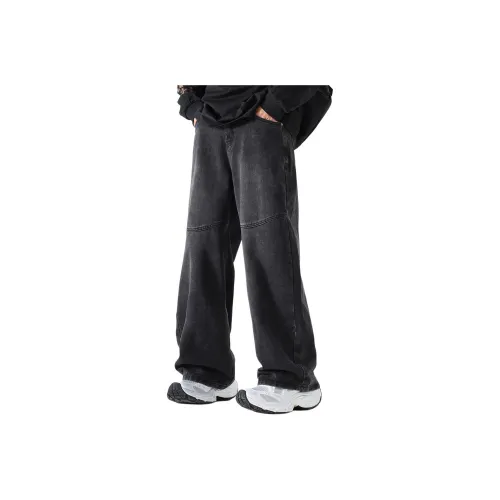 Tonlion Черные Унисекс Джинсы