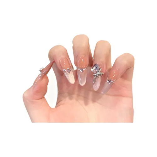 T Z Невинно-соблазнительный Яркий и Премиум Настоящая наследница Фальшивая Погоня Миндаль Длинный Пурпурно-розовый