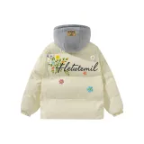 Бежевый Абрикос [Серый капюшон]