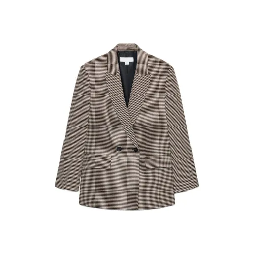 ZARA Коричневый Телесный Женские Бизнес-костюмы