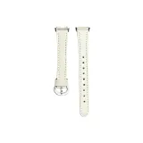 Утягивающий тонкий пояс с пряжкой в виде подковы - цвет экрю, серебряная пряжка