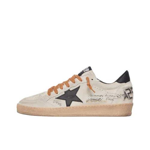 Golden Goose Ball Star Low Топ Скейтборд Кроссовки Мужские Серый Черный
