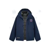 Темно-синий [3-в-1 Пуховые Подтяжки]