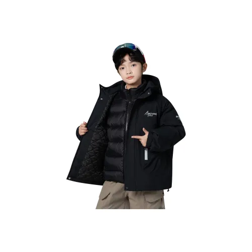 T.MOO Черный Школьный возраст Пуховики