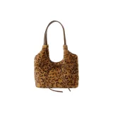 Коричневый, леопардовый принт