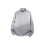 [Интегрированный бархат водолазка] Светло-серый (Tb Геометрический текстурированный логотип на груди)