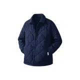 [Мягкий и Теплый Флис] Темно-синий Синий (Me45 Улыбка Этикетка Низ Левый Карман B Логотип)