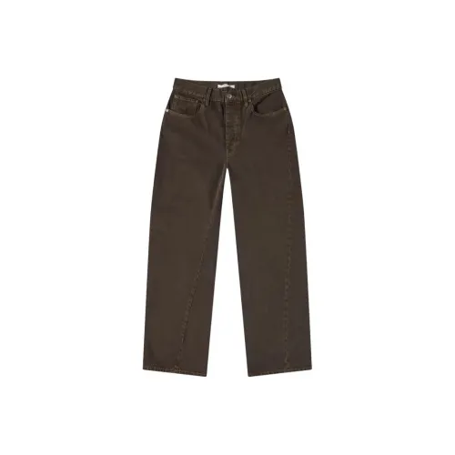 Подсолнух Винтаж Коричневый Мужские Джинсы