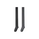 [2 пачки, мужской, длина до колена (длина), с флисовой подкладкой, термический] Черный + Темно-серый