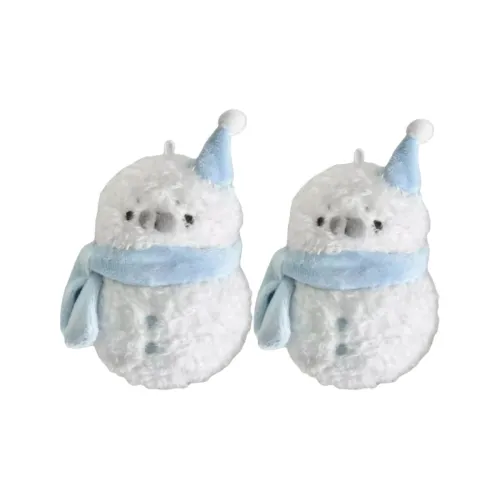 MIXIANG Супер милая подвеска в виде следов снеговика плюшевый длина тела 10 см